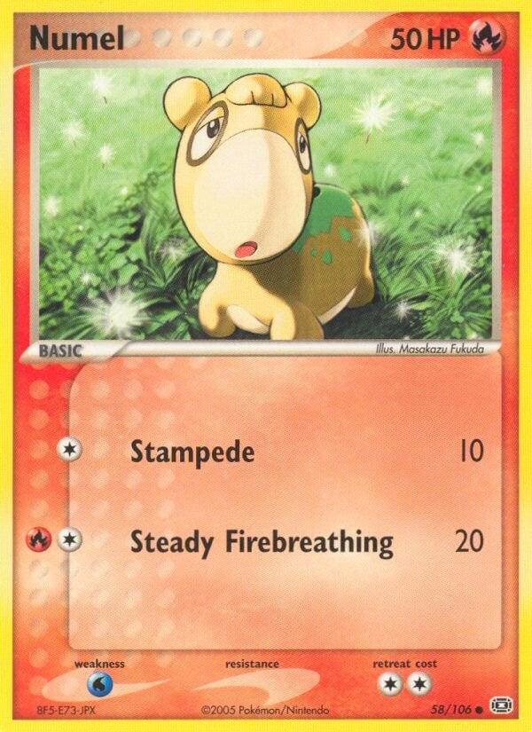 Image for Numel (58/106) (EX Emerald) (EM) - Pokemon
