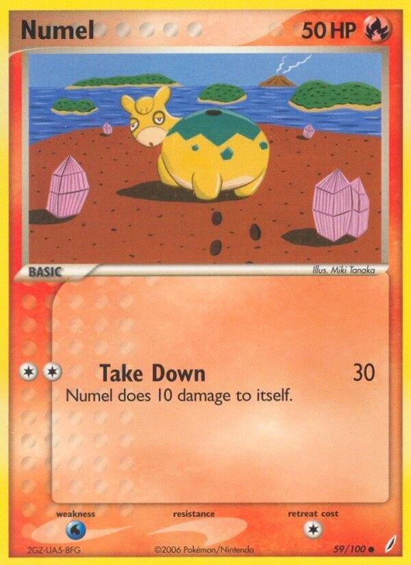 Image for Numel (59/100) (Crystal Guardians) - Pokemon