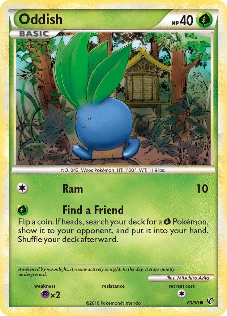 Oddish (60/90) (Undaunted) (UD) Pokemon