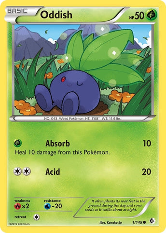 Image for Oddish (1/149) - Pokemon