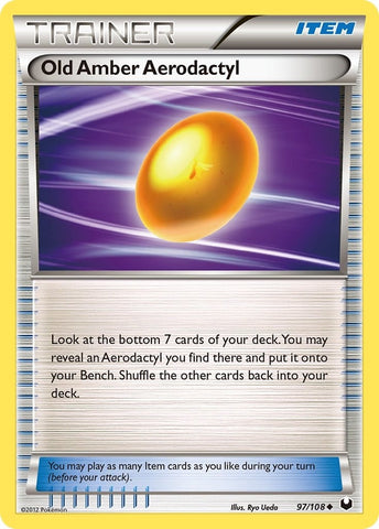 Image for Old Amber Aerodactyl (97/108) - Pokemon