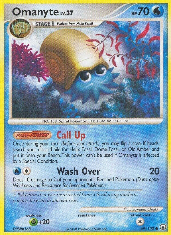 Image for Omanyte (69/100) (Majestic Dawn) - Pokemon