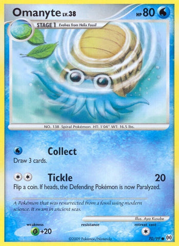 Omanyte (70/99) (Arceus) Pokemon