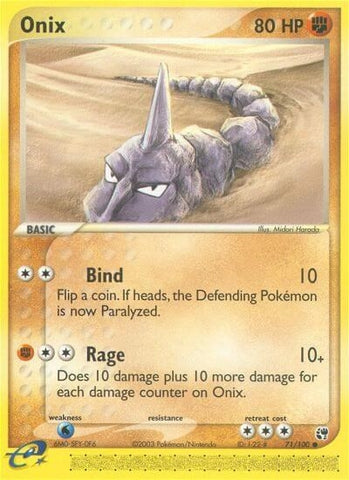 Image for Onix (71/100) (Sandstorm) - Pokemon