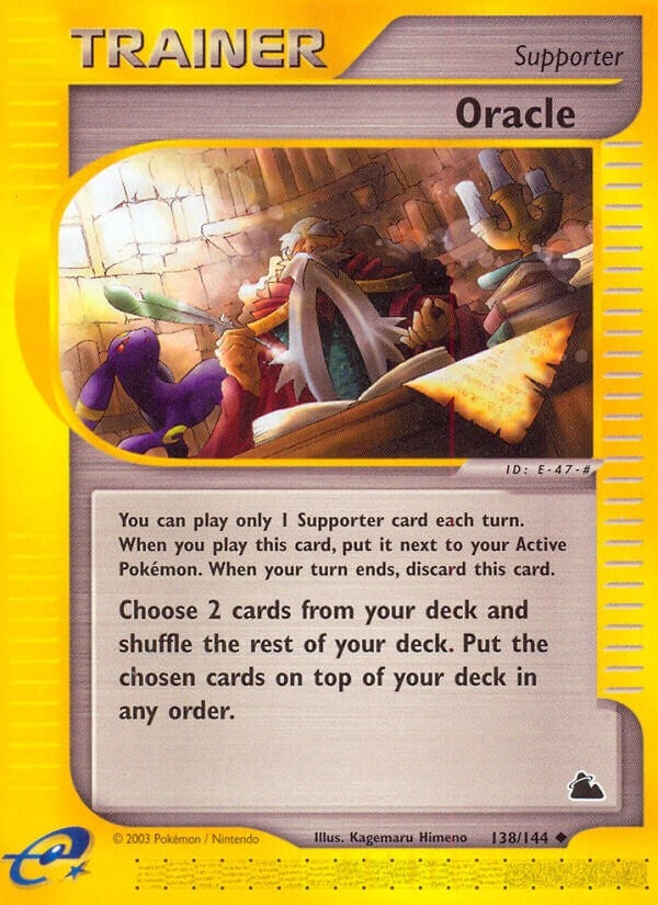 Oracle (138/144) (Skyridge) (SK) Pokemon