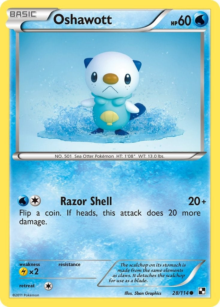 Image for Oshawott (28) (28/114) - Pokemon