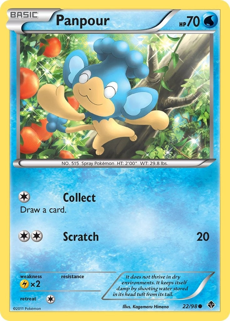 Image for Panpour (22/98) (Emerging Powers) (EPO) - Pokemon