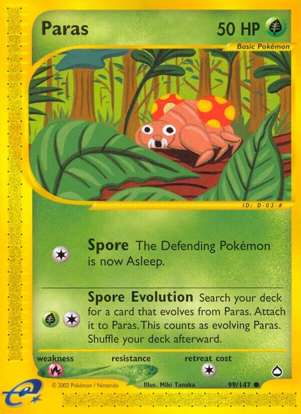 Image for Paras (099/147) - Pokemon