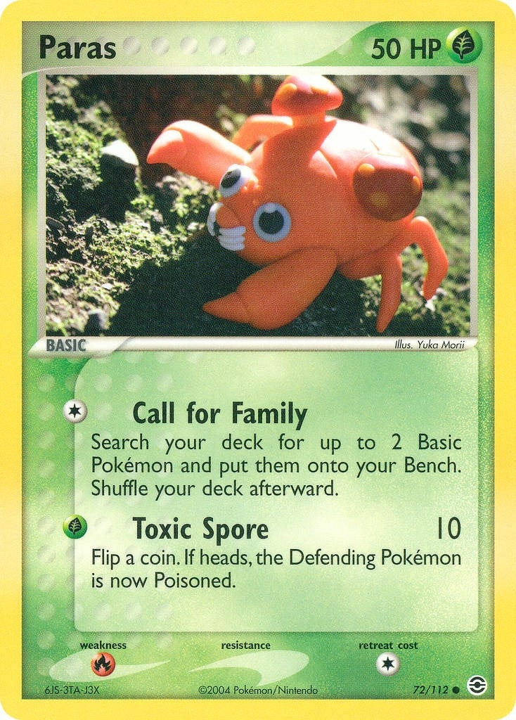 Image for Paras (72/112) (FireRed & LeafGreen) - Pokemon