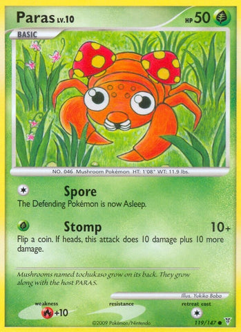 Image for Paras (119) (Supreme Victors) - Pokemon