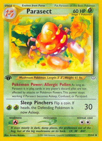 Image for Parasect (35/64) (Neo Revelation) - Pokemon