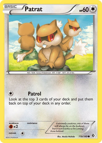 Image for Patrat (118/149) - Pokemon