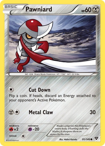 Image for Pawniard (81/146) (XY Base Set) - Pokemon
