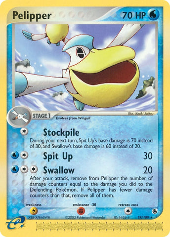 Pelipper (19/109) (Ruby and Sapphire) Pokemon