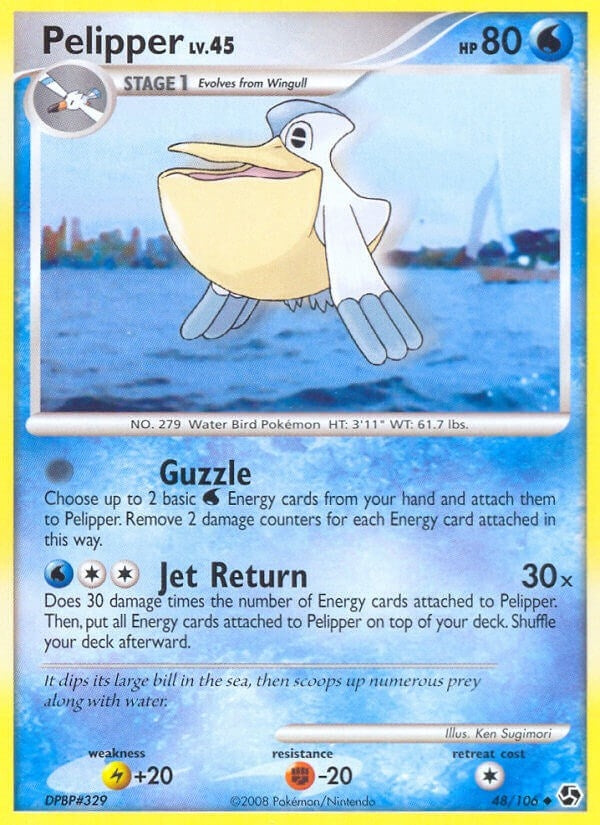 Image for Pelipper (48/106) (Great Encounters) - Pokemon