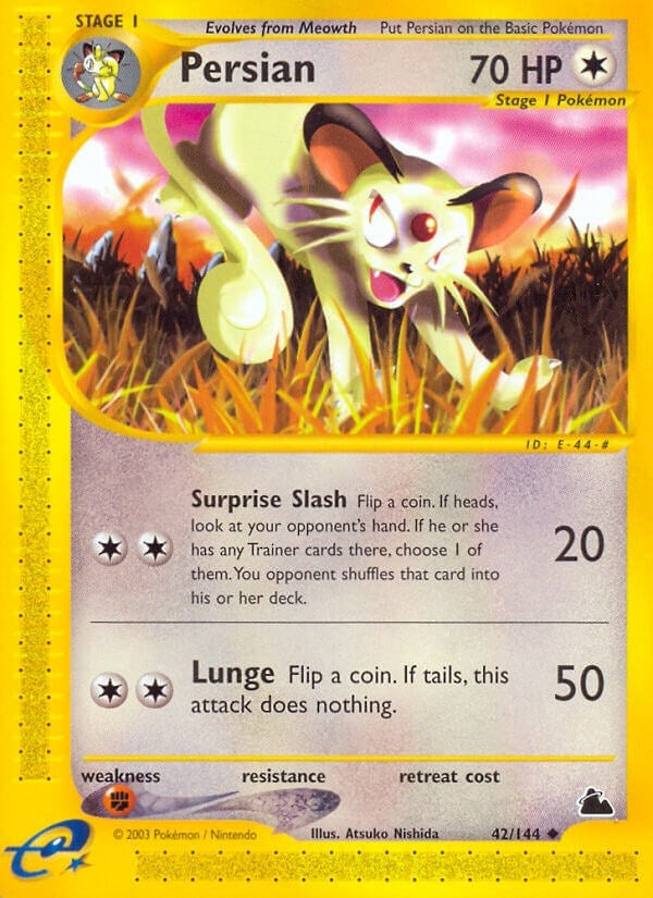 Persian (042/144) (Skyridge) Pokemon