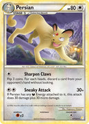 Image for Persian (27/123) (HeartGold SoulSilver) (HS) - Pokemon