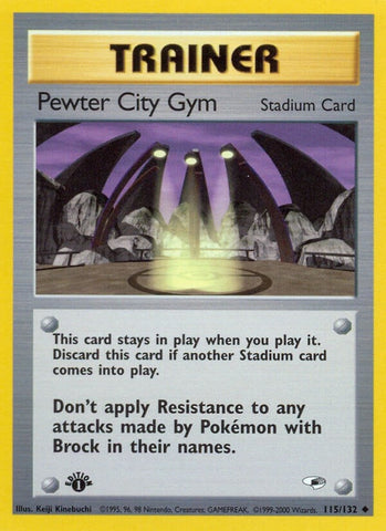 Image for Pewter City Gym (115/132) (Gym Heroes) - Pokemon