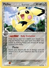 Pichu (Delta Species) (76/110) (EX Holon Phantoms) Pokemon