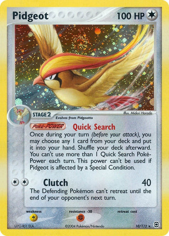 Pidgeot (10/112) (FireRed & LeafGreen) (RG) Pokemon