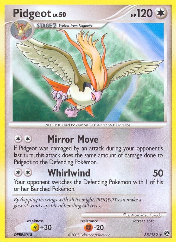 Image for Pidgeot (35/132) (Secret Wonders) (SW) - Pokemon