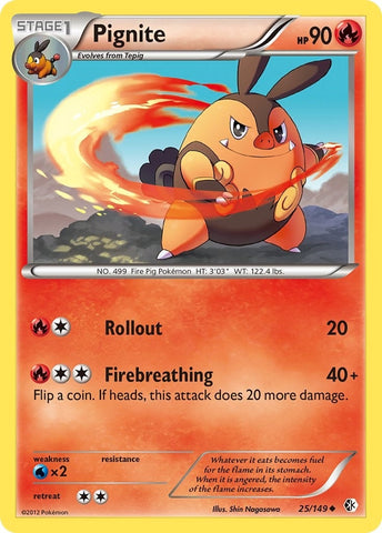Image for Pignite (25/149) - Pokemon