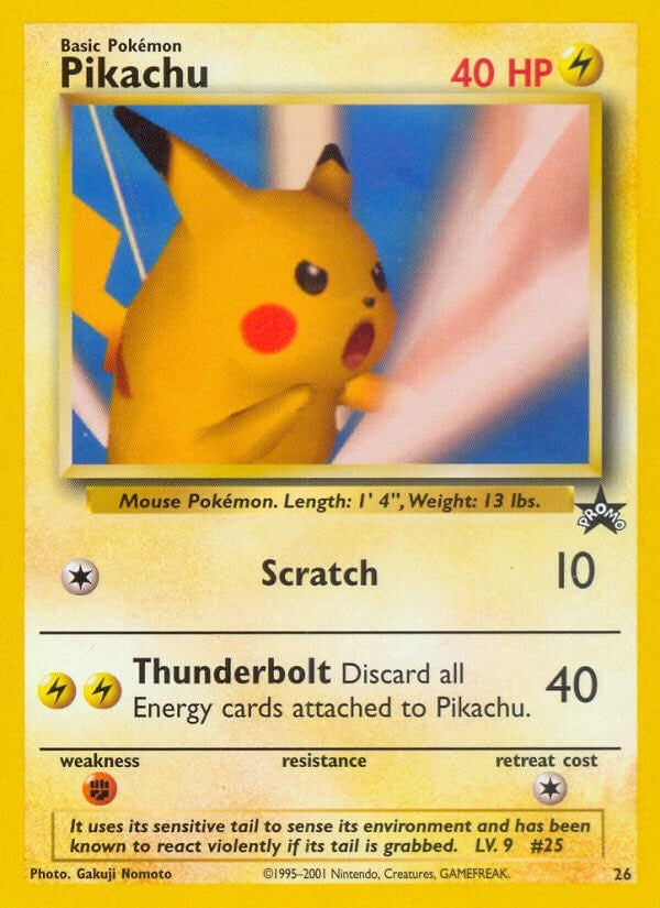 Image for Pikachu (SNAP Promo) (26/53) (WoTC Promo) (PR) - Pokemon