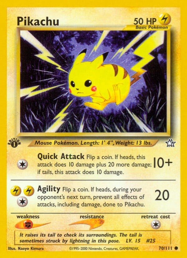 Pikachu (070/111) (Neo Genesis)