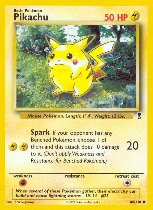 Pikachu (086/110) (Legendary Collection) Pokemon