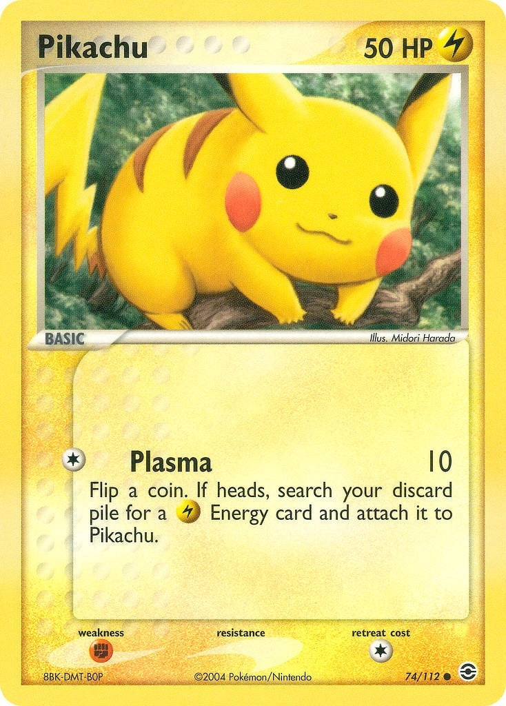 Pikachu (74/112) (EX FireRed & LeafGreen) Pokemon