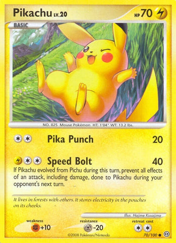Pikachu (70/100) (Stormfront)