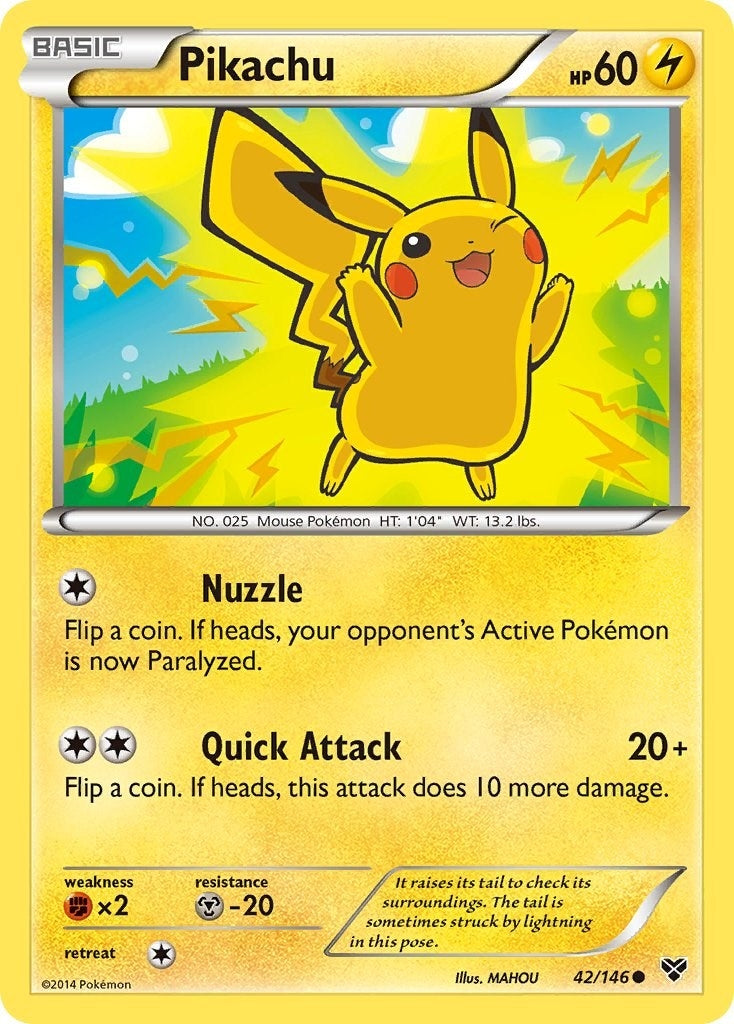 Image for Pikachu (42/146) (XY Base Set) - Pokemon