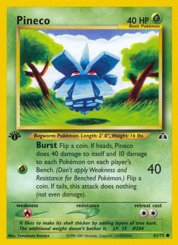 Pineco (61/75) (Neo Discovery) Pokemon