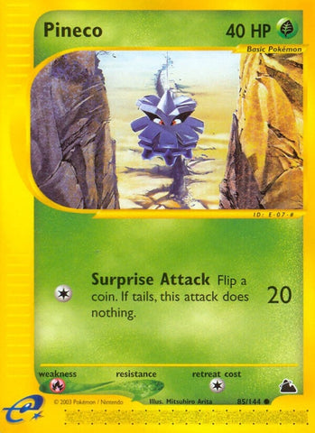 Pineco (85) (085/144) (Skyridge) Pokemon