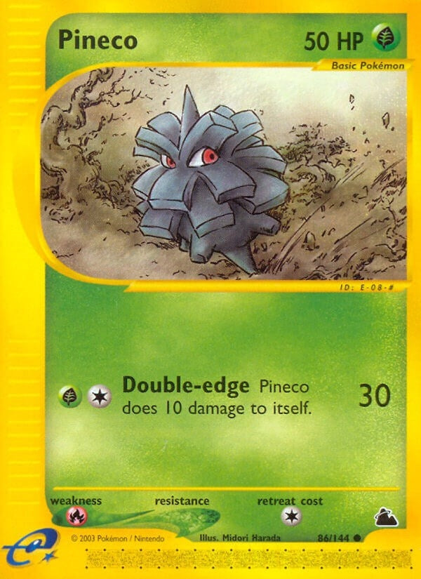 Image for Pineco (86) (086/144) (Skyridge) (SK) - Pokemon