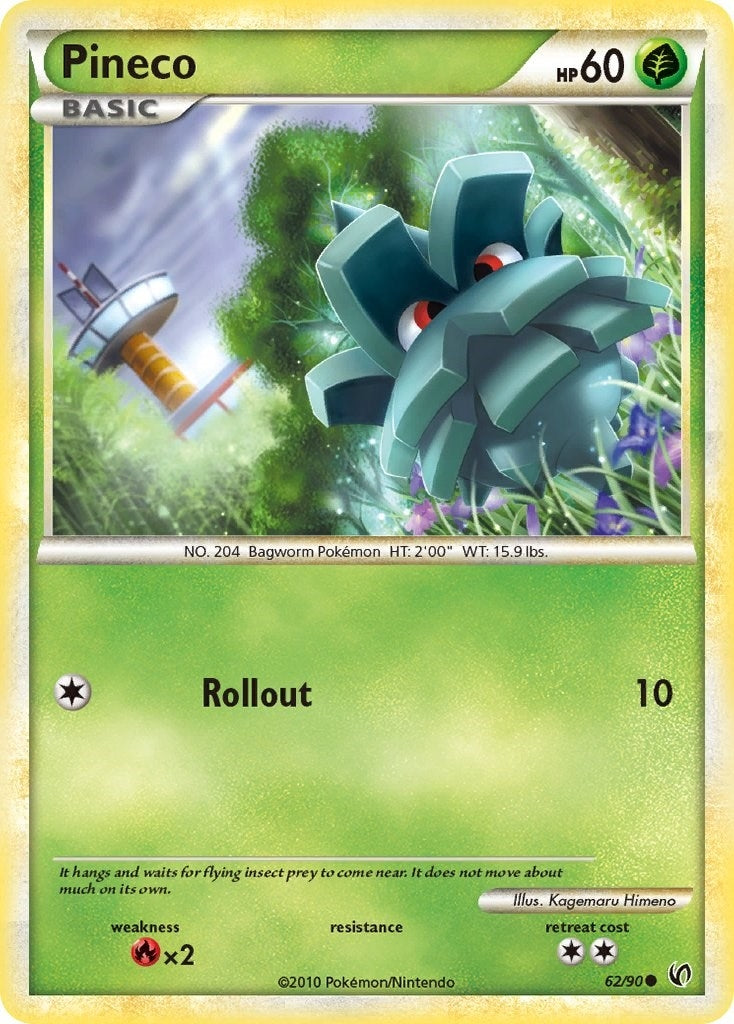 Image for Pineco (62) (62/90) (Undaunted) - Pokemon
