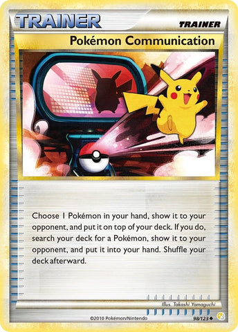 Pokemon Communication (98/123) (HeartGold SoulSilver)