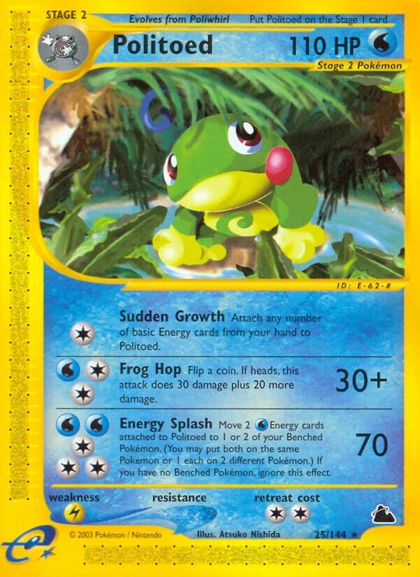 Politoed (25) (025/144) (Skyridge) Pokemon