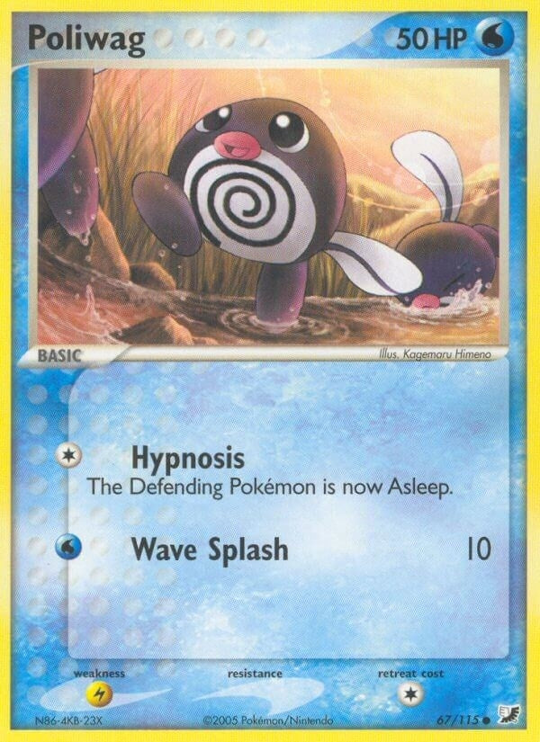 Poliwag (67/115) (EX Unseen Forces) Pokemon
