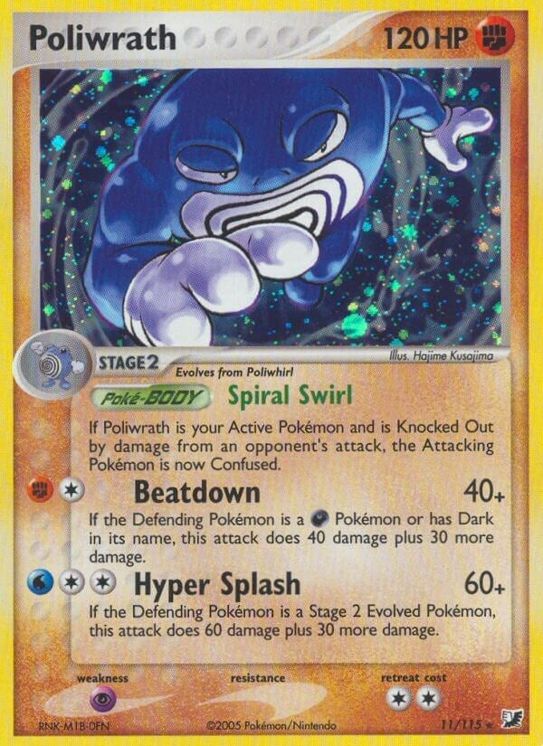 Poliwrath (11/115) (Unseen Forces) Pokemon