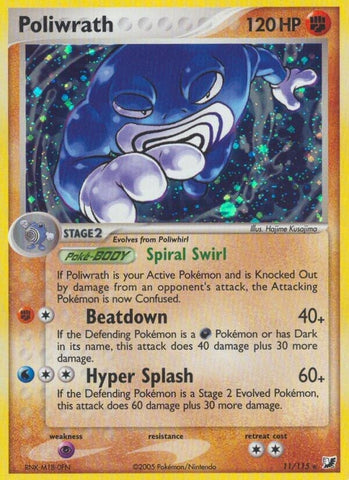 Poliwrath (11/115) (Unseen Forces) Pokemon