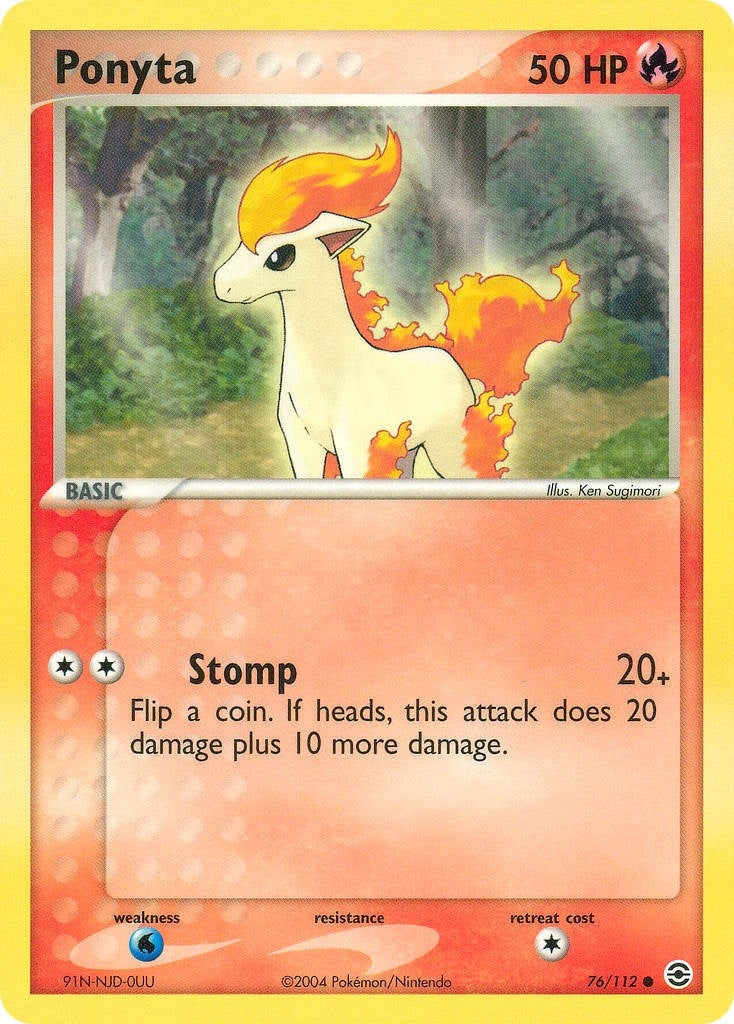 Ponyta (76/112) (EX FireRed & LeafGreen) Pokemon