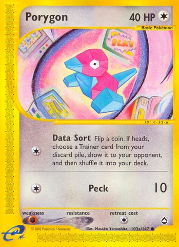 Image for Porygon (103a) (103a/147) - Pokemon
