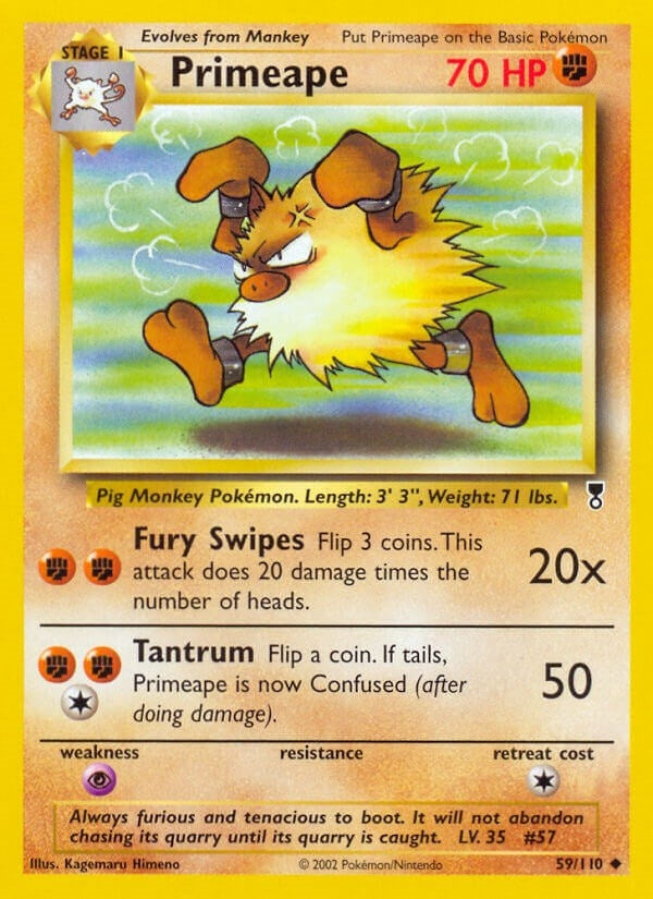 Primeape (059/110) (Legendary Collection) Pokemon
