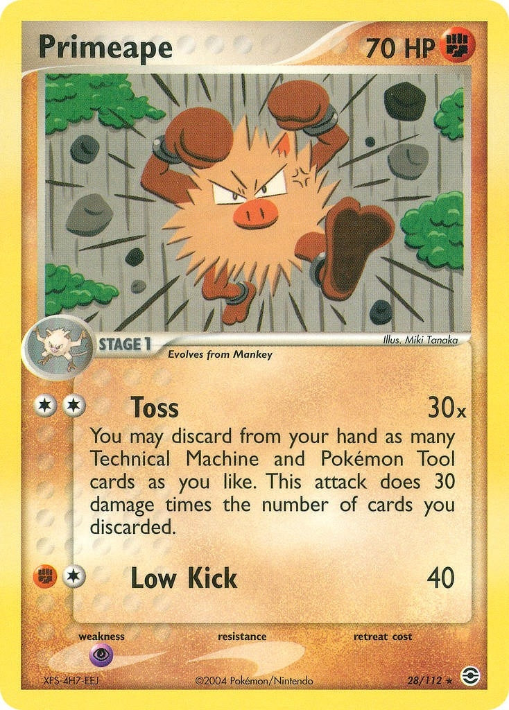 Primeape (28/112) (EX FireRed & LeafGreen) Pokemon