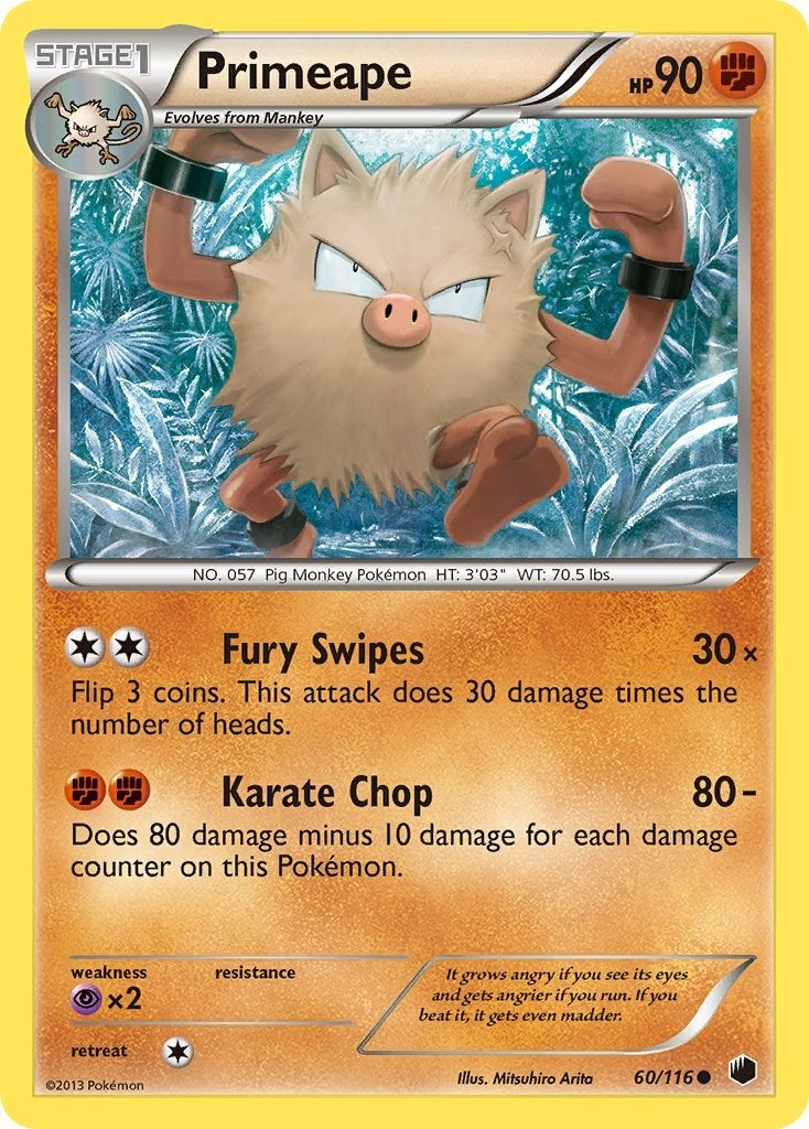 Image for Primeape (60/116) (Plasma Freeze) (PLF) - Pokemon