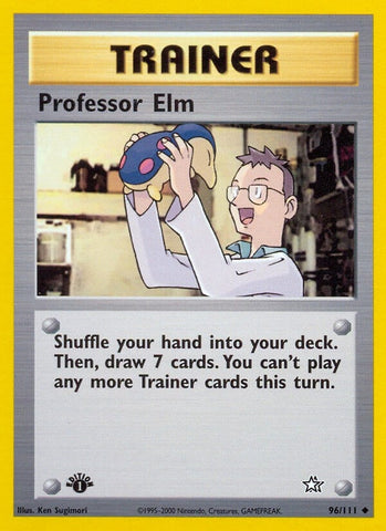 Image for Professor Elm (096/111) (Neo Genesis) - Pokemon