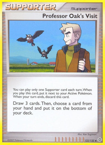 Image for Professor Oak's Visit (122/132) (Secret Wonders) - Pokemon
