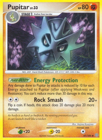 Image for Pupitar (47/100) (Stormfront) - Pokemon