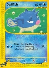 Qwilfish (127/165) (Expedition) (EX) Pokemon